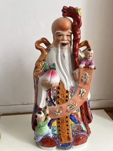 Vintage chinese statues - chinese,