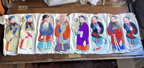 Chinese silk figures dolls - chinese,