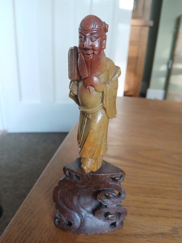 Chinese soapstone carving - soapstone,