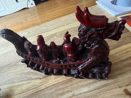 Vintage chinese red resin - vintage,