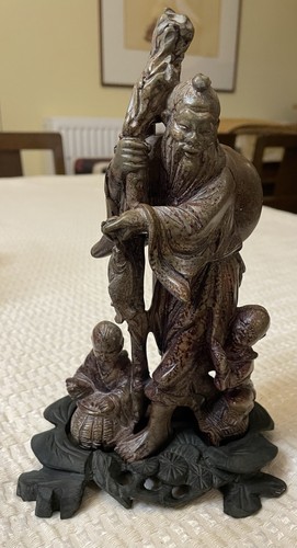 Vintage soap stone carving - stone,