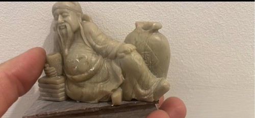 Chinese hand carved stone - carved,