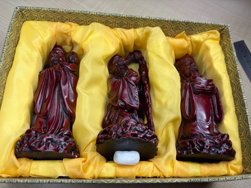 Vintage chinese red - red, resin