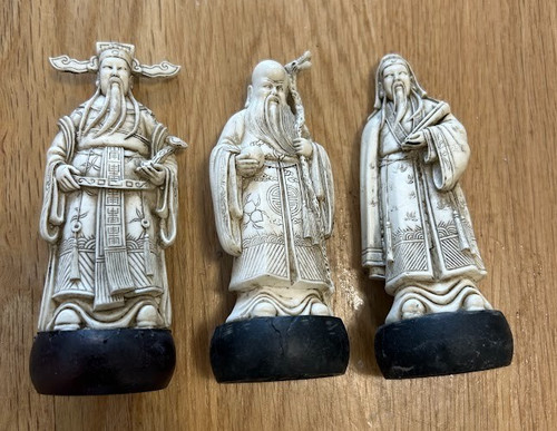 Set chinese gods resin - set, of
