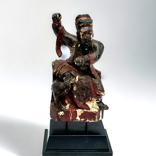 Old chinese lacquered wood - old,