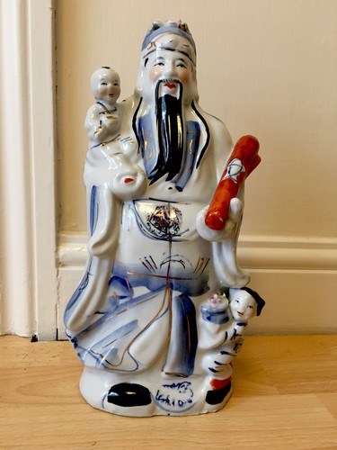 Large chinese ceramic statue - chinese,