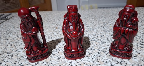 Vintage chinese red resin - chinese,