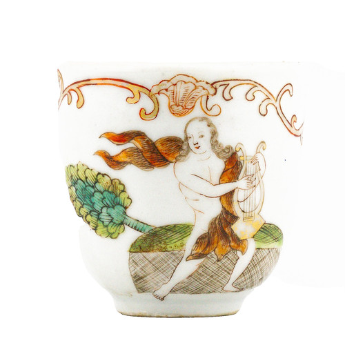 Chinese porcelain cup gilt - chinese,