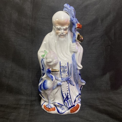 Large chinese ceramic statue - ceramic,