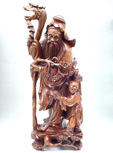 Large chinese hand carved - large, hand-carved