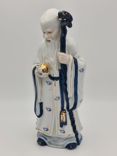 Porcelain chinese god - 10",